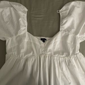 White Banana Republic dress